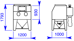 sableuse industrielle Hoggar 1200