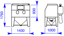 cabine de soufflage Hoggar 1500GV 